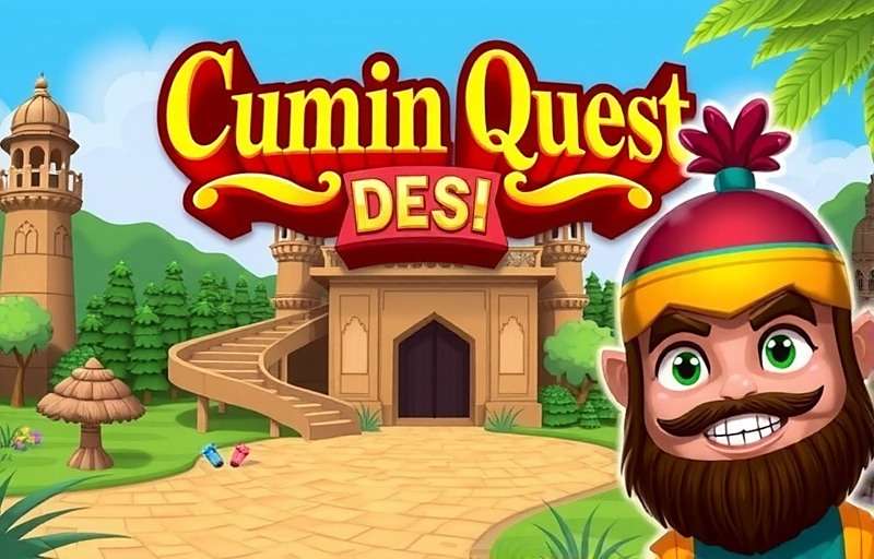 Cumin Quest Desi Explorer Official Cover Cumin Quest Desi Explorer game cover showing Indian cultural elements