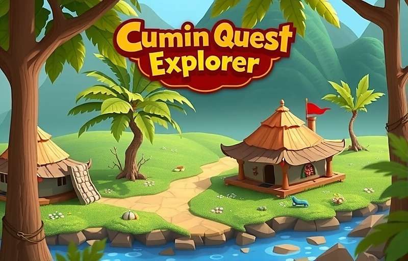 Cumin Quest Desi Explorer Gameplay Cumin Quest Desi Explorer gameplay showing a village scene